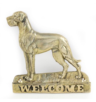 Dog niemiecki II welcome plakietka Art-Dog